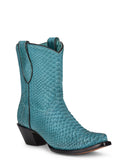 Women's Python Ankle Boots