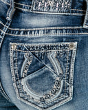 Women's Broken Horseshoe Bootcut Jeans