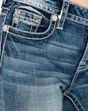 Women's Broken Horseshoe Bootcut Jeans