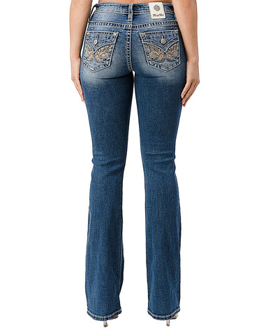 Women's Winged Madness Bootcut Jeans – Skip's Western Outfitters