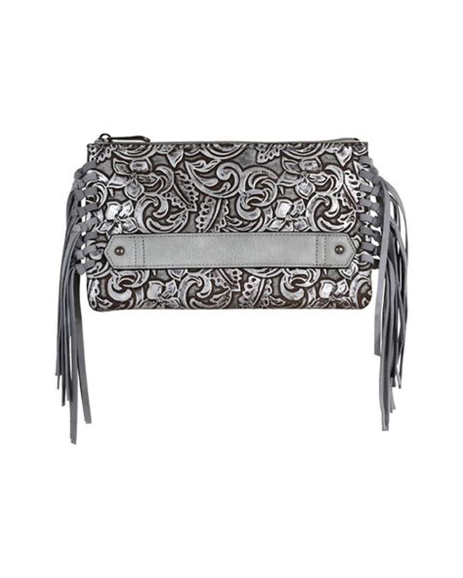 Women's Silver Wash Clutch by Justin from Skip’s Western Outfitters | 10923659370