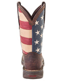 Mens Rebel Patriotic Pull-On Boots