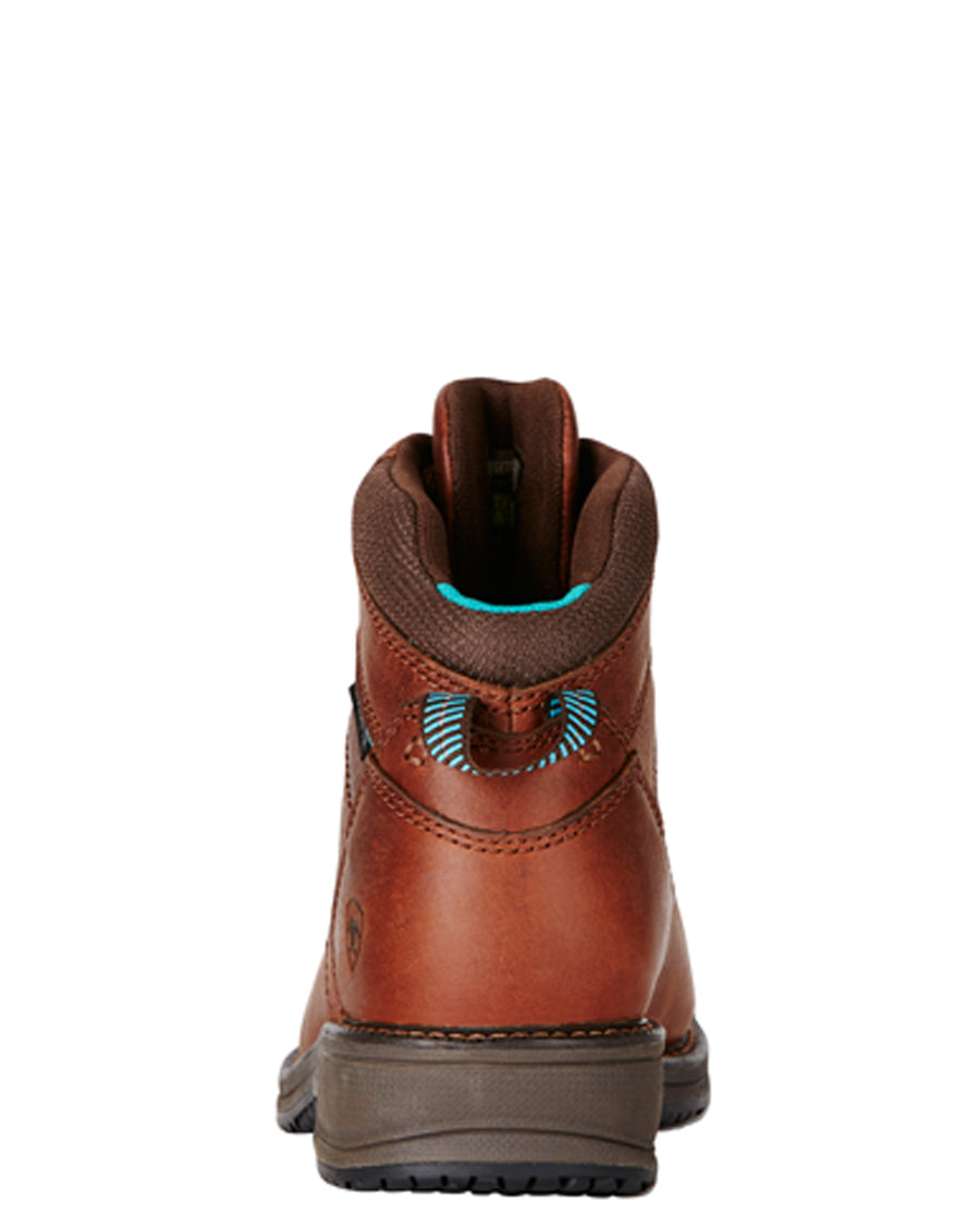 Womens Casual Work Lace-Up Boots