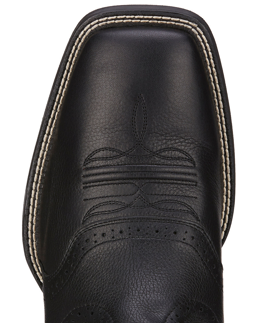 Ariat Sport Western Wide Square Toe 12 Men's Black Ariat Sport Western Wide Square Toe 12 Men's Black