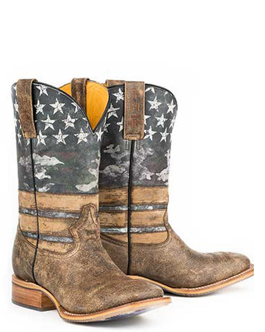Men's Freedom Dog Tag Western Boots