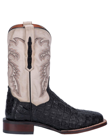 Mens Denver Caiman Boots - Black