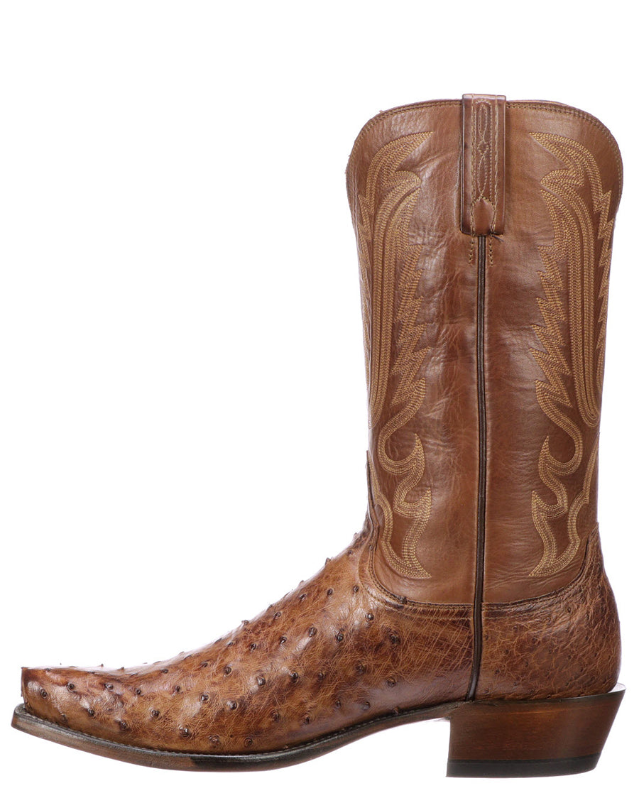 Men's Luke Full-Quill Ostrich Boots