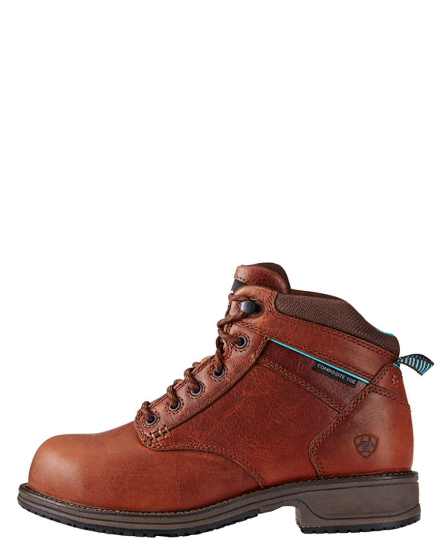Womens Casual Work Lace-Up Boots