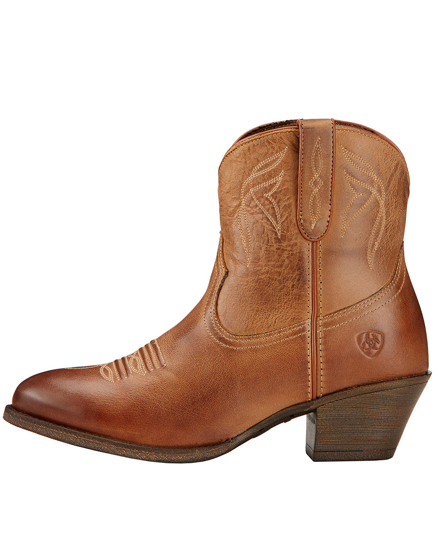 Womens Darlin Ankle Boots - Burnt Sugar