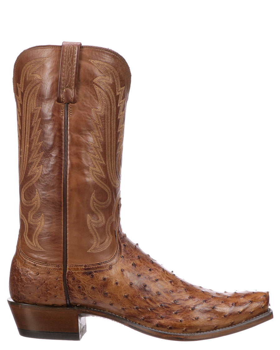 Men's Luke Full-Quill Ostrich Boots