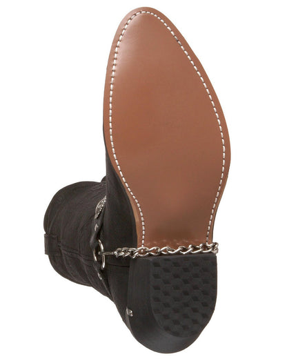 Dingo Men's Suiter Pigskin Boots in Black with Round Toe at Skip's Western Outfitters | DI02175-BLACK