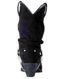 Womens Camilla Fashion Harness Boots - Black