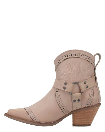 Dingo Women's Gummy Bear Western Booties in Natural with Snip Toe at Skip's Western Outfitters | DI747-NATURAL