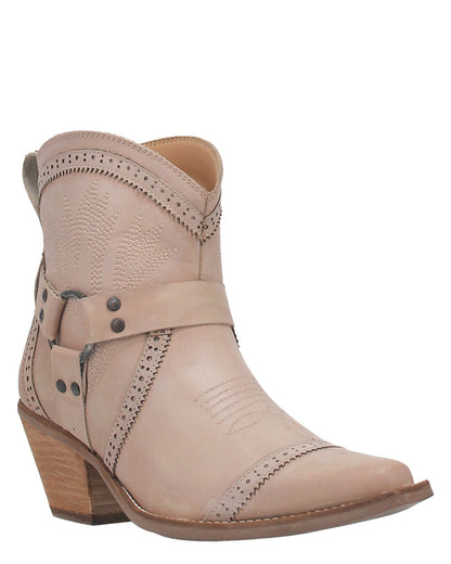 Dingo Women's Gummy Bear Western Booties in Natural with Snip Toe at Skip's Western Outfitters | DI747-NATURAL