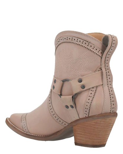 Dingo Women's Gummy Bear Western Booties in Natural with Snip Toe at Skip's Western Outfitters | DI747-NATURAL