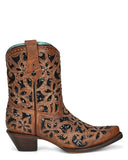 Women's Floral Inlay Ankle Boots