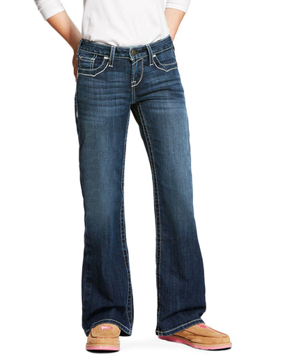 Girls' Entwined Boot Cut Jeans by Ariat from Skip’s Western Outfitters | ARI-10025984-7-R