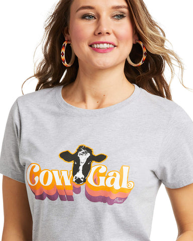 Women's Retro Cow Gal Tee