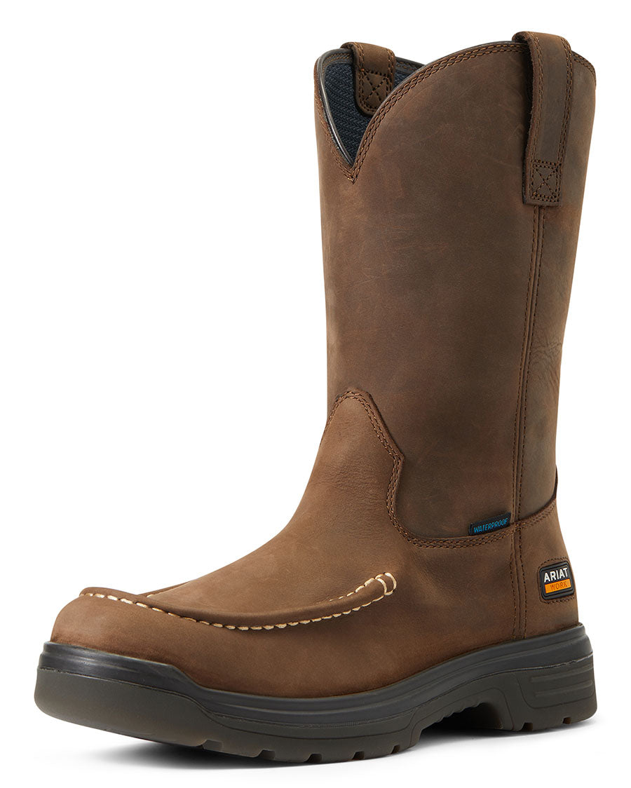 Men's Turbo Moc Toe Waterproof Work Boots