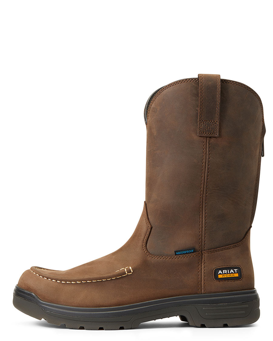 Men's Turbo Moc Toe Waterproof Work Boots