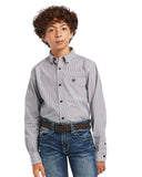 Boys' Pro Series Dayne Mini Stripe Classic Fit Shirt