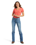 Women's R.E.A.L. Mid Rise Allessandra Boot Cut Jeans