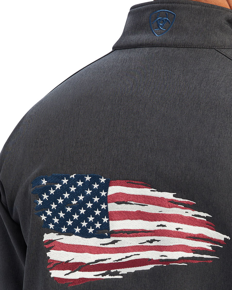 Men's Logo 2.0 Patriot Softshell Water Resistant Jacket
