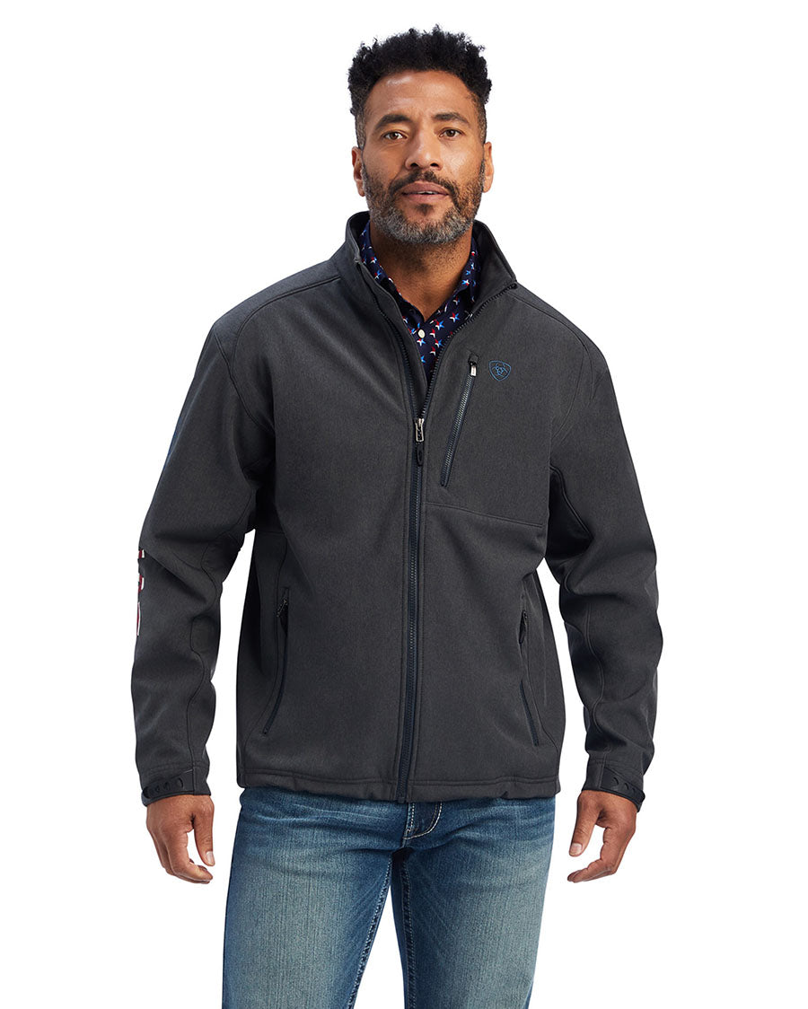 Men's Logo 2.0 Patriot Softshell Water Resistant Jacket