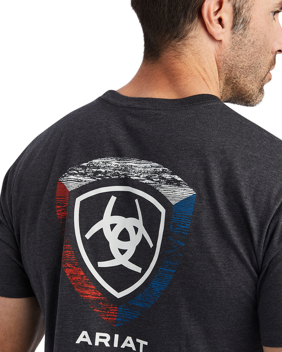 Men's Ariat Woodgrain Shield T-Shirt
