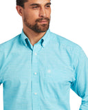 Men's Solid Slub Classic Fit Shirt