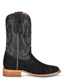 Men's Matte Black Western Boots