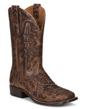 Men's Brown Inlay Western Boots