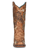 Women's Iridescent Horse Inlay Western Boots