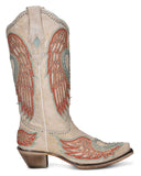 Women's Heart & Wings Overlay Western Boots