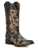 Women's Embroidery & Studs Western Boots