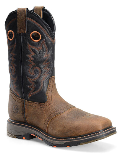 Men's Isaac Comp Toe Work Boots by Double H from Skip’s Western Outfitters | CSC-DH5130-075-2E