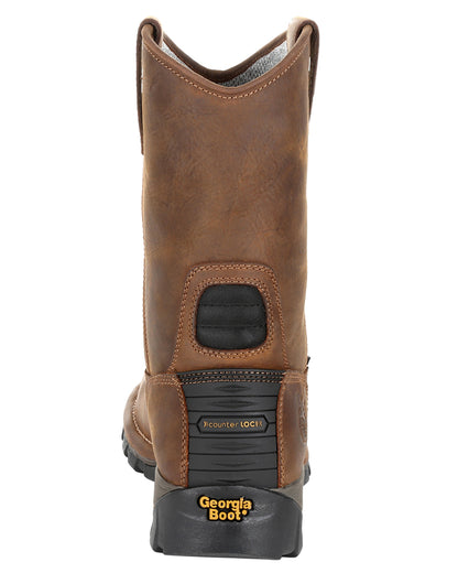 Men's Eagle One Waterproof Steel Toe Pull On Work Boots