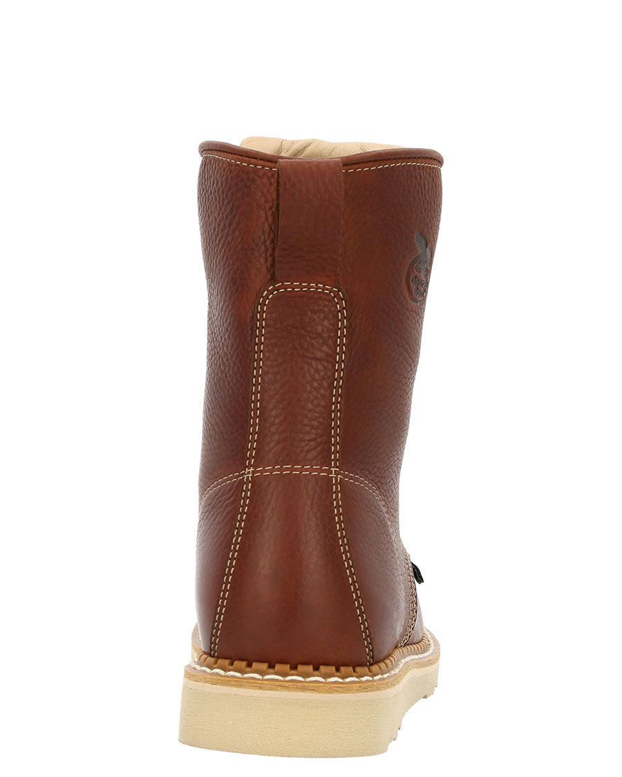 Men's Wedge Moc Toe Work Boots