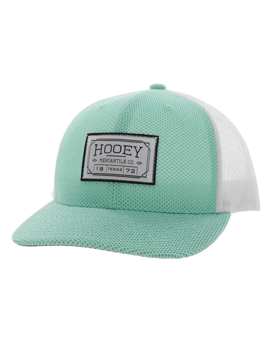 Doc Trucker Hat by Hooey from Skip’s Western Outfitters | HOO-2202T-TLWH-O/S-Teal/White