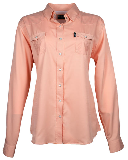 Women's Sol Long Sleeve Shirt by Hooey from Skip’s Western Outfitters | HOO-HT1614PK-S-Nectar