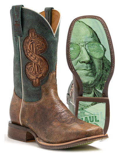 Men's Top Dollar Western Boots by Tin Haul from Skip’s Western Outfitters | KAR-14-020-0077-0444-BR-080-D
