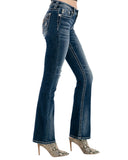 Women's Long Horn Dream Catcher Bootcut Jeans