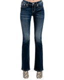 Women's Plaid Nights Bootcut Jeans