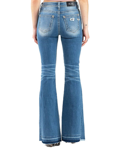 Women's Not So Fray High Rise Flare Jeans