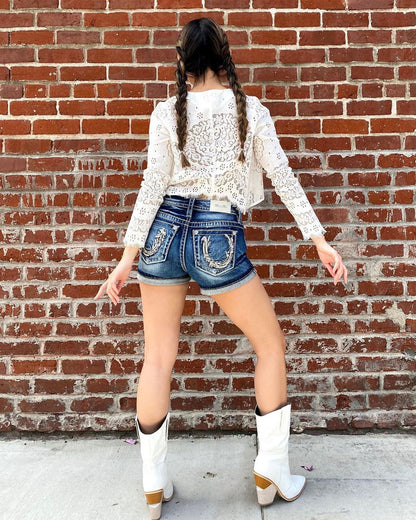 Women's Floral Crown Shorts