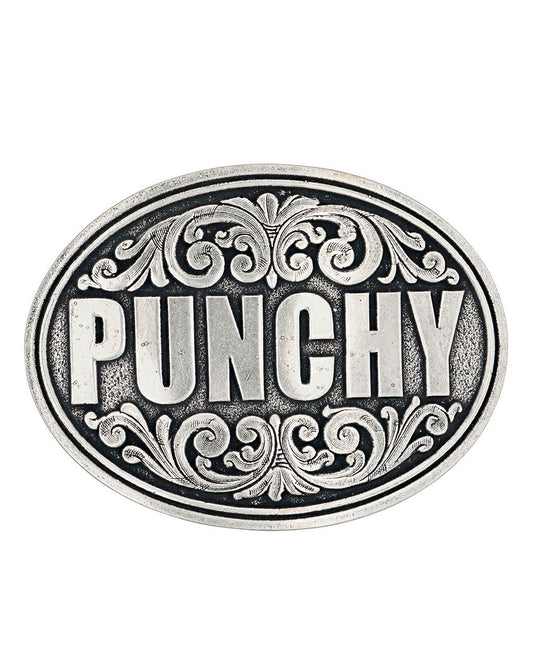 Punchy Buckle by Montana Silversmiths from Skip’s Western Outfitters | MON-A697S-O/S-Silver