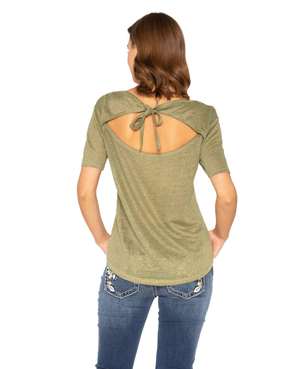 Women's Open To It Short Sleeve Jersey Top