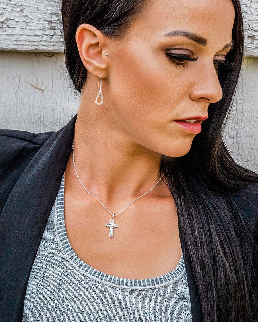 Women's Captured in Faith Cross Necklace
