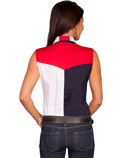 Women's Patriot Button Tank