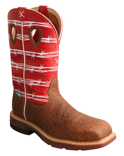 Men's 12" Western Work Boots by Twisted X from Skip’s Western Outfitters | TWX-MXBNW01-070-D